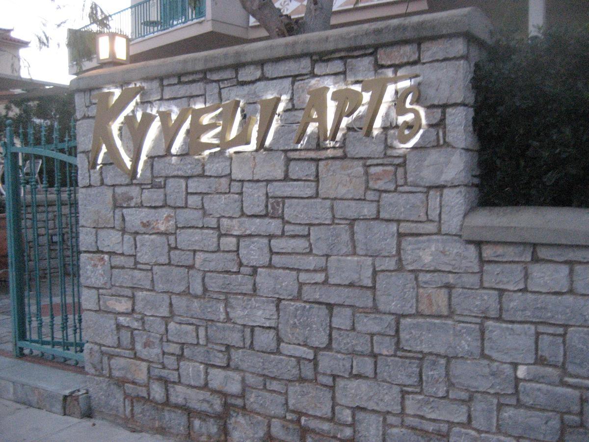 Kyveli Hotel Apartments Vrontádos Exterior foto