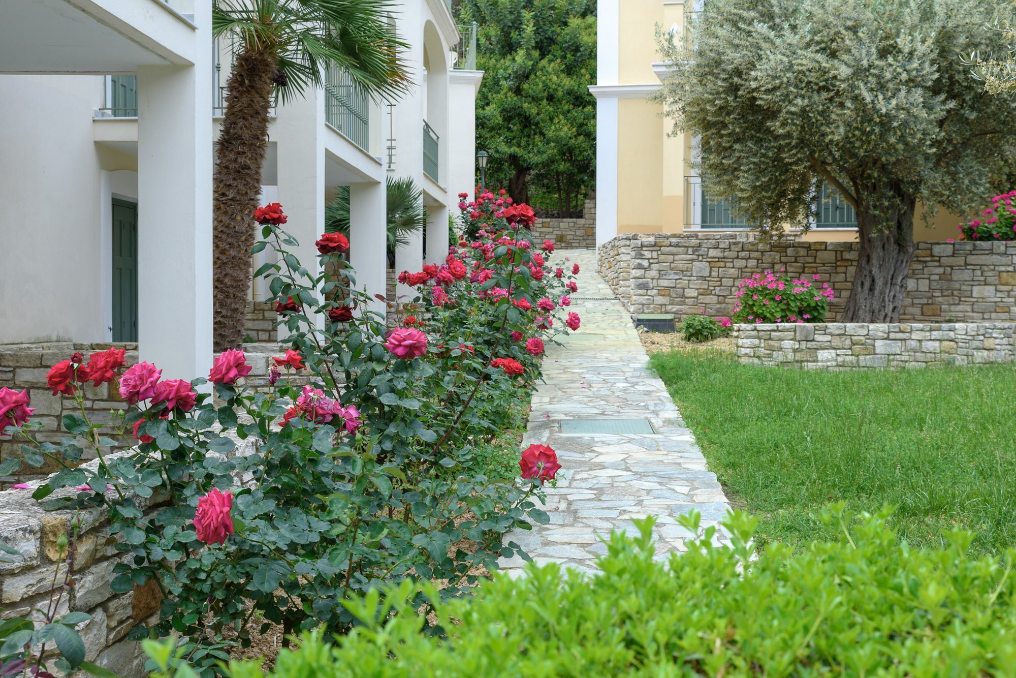 Kyveli Hotel Apartments Vrontádos Exterior foto